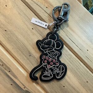 Coach Minnie Mouse keychain